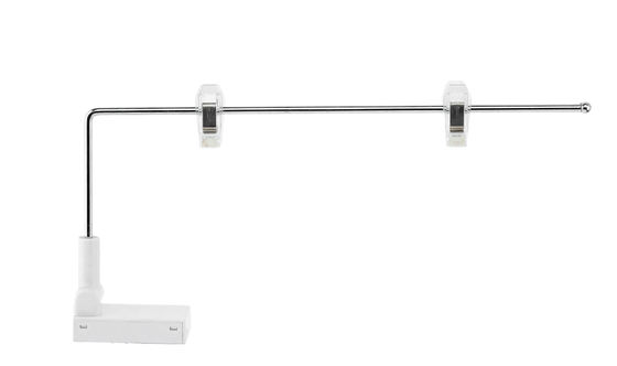 Tubo magnetico sostanziale dell'alluminio dei supporti 250mm del segno del metallo per lo scaffale con 2 ganci