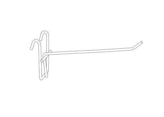 Ganci durevoli dell'esposizione di vendita al dettaglio del piolo del metallo del gridwall del filo di acciaio per la compera e supermarket31121,31122,31123,311243112531126