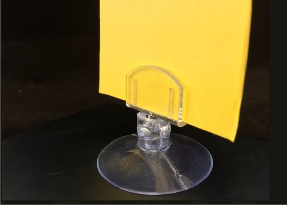 Supporto dell'esposizione del segno/clip bassi rotondi capi regolabili supporto del prezzo da pagare