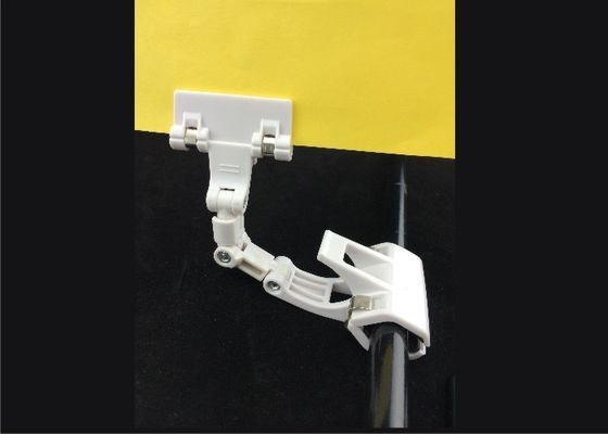 Esposizione della clip del supporto del prezzo da pagare per il biglietto, carte promozionali sullo scaffale