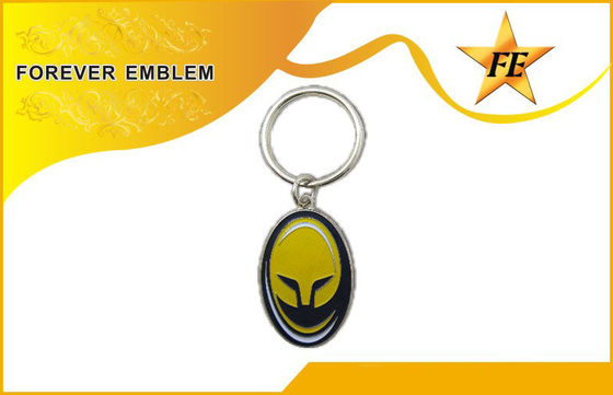 Metallo libero di placcatura del nichel a basso tenore di piombo promozionale di Keychains dei regali di affari
