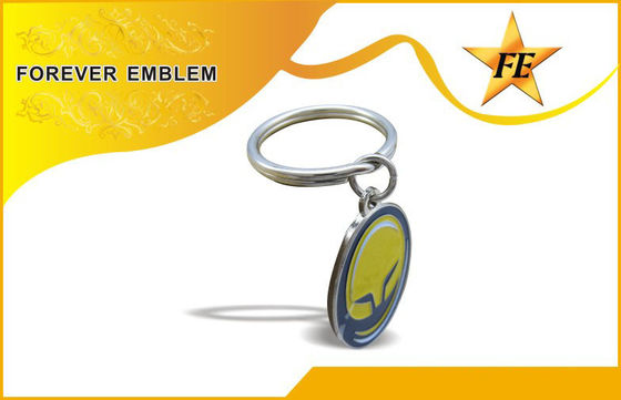 Metallo libero di placcatura del nichel a basso tenore di piombo promozionale di Keychains dei regali di affari