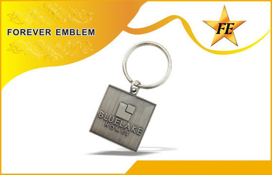 Ferro Keychains promozionale quadrato in lega di zinco dello smalto per i regali di anniversario