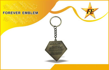 Il cadmio basso Keychains promozionale in lega di zinco/anello portachiavi con progetta