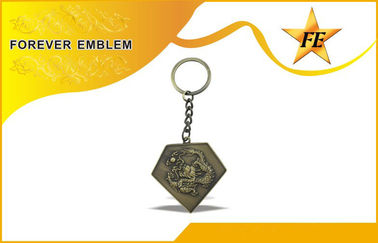Il cadmio basso Keychains promozionale in lega di zinco/anello portachiavi con progetta