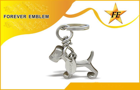 Ferro inossidabile, 3D metallo di alluminio Keychains promozionale con rivestimento antico di placcatura