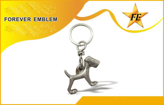 Ferro inossidabile, 3D metallo di alluminio Keychains promozionale con rivestimento antico di placcatura