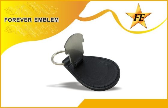 Genuino, unità di elaborazione, PVC Keychains promozionale di cuoio con il logo su ordinazione del metallo
