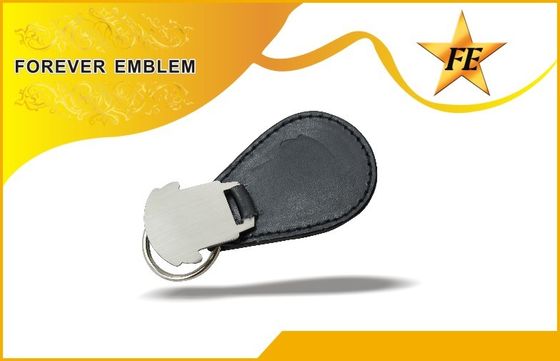 Genuino, unità di elaborazione, PVC Keychains promozionale di cuoio con il logo su ordinazione del metallo