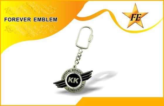 Metallo su ordinazione in lega di zinco Keychains promozionale con nichelatura