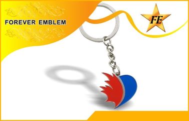 Metallo molle Keychains promozionale dello smalto in lega di zinco per scopo promozionale