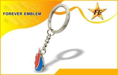 Metallo molle Keychains promozionale dello smalto in lega di zinco per scopo promozionale