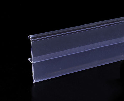 Striscia di plastica variopinta di dati della ferrovia di alluminio non tossica dell'esposizione per lo scaffale