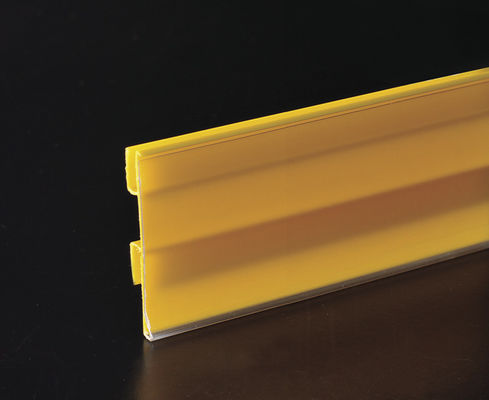 Striscia di plastica riciclata di dati di prezzi per lo scaffale e prezzo da pagare inserito