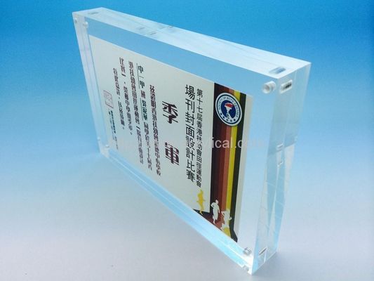 Supporto acrilico della parete dei supporti del segno degli annullare 11 x 17 del plexiglass per la pubblicità dell'esposizione