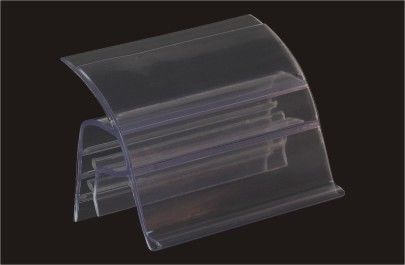 Chiaro supporto di plastica al minuto economico del segno per l'esposizione degli scaffali