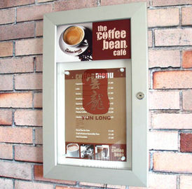 Banchi di mostra del manifesto del supporto del menu di Moubted della parete per la caffetteria
