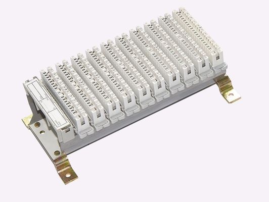 Supporto di etichetta provvisto di cardini facile e conveniente del modulo per la plastica del modulo di sconnessione di LSA 10pair