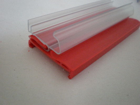Striscia espelsa trasparente di dati del PVC del supermercato/deposito di forme della plastica