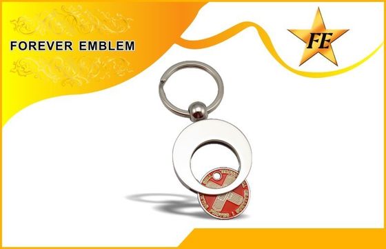 Anello portachiavi della moneta del carrello del supermercato e supporto Keychain della moneta con il LOGO su ordinazione