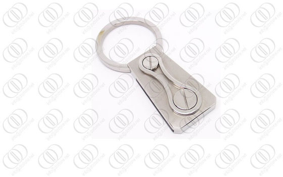 L'acciaio inossidabile Keychain delle viti 316L ha portiere con rivestimento spazzolato e lucidato