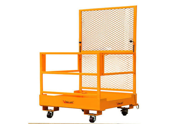 Collegamenti d'acciaio del carrello elevatore a forcale con capacità di carico 300kg/la piattaforma lavoro del carrello elevatore