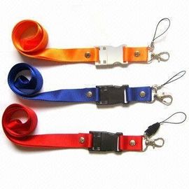 Memoria di USB Flash della plastica/poliestere della cordicella con stampa su misura di logo