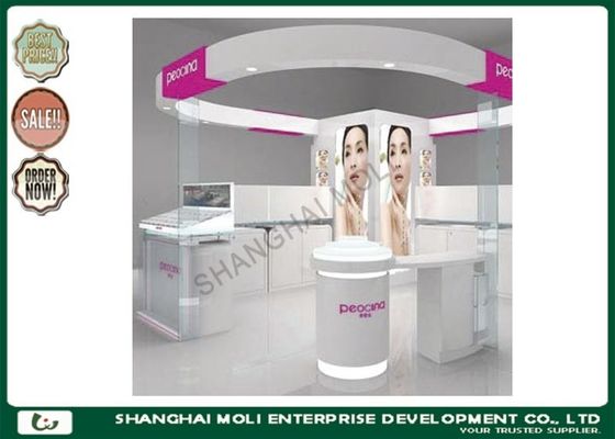 Contro visualizzatori cosmetici acrilici su misura di vendita al dettaglio dello scaffale di esposizione
