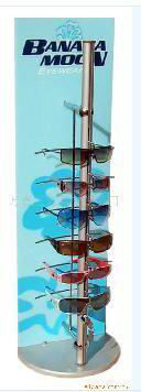 Personalizzato Decals acrilico Pop Rack Display occhiali segno porta con Base di filatura